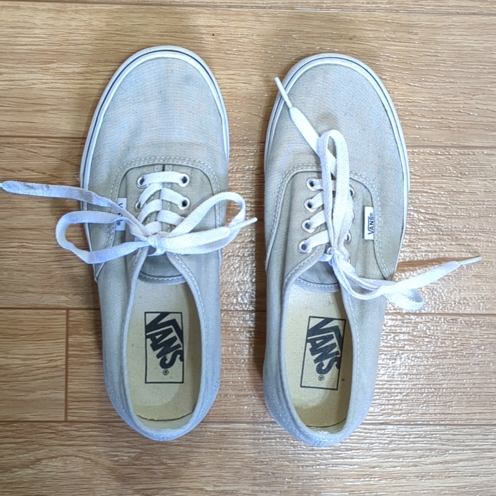 Women's classic Vans size 7 sneakers grey